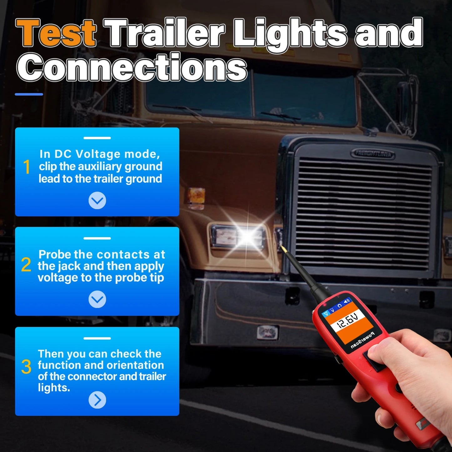 Autel PowerScan PS100 AVOmeter OBD2 Scanner