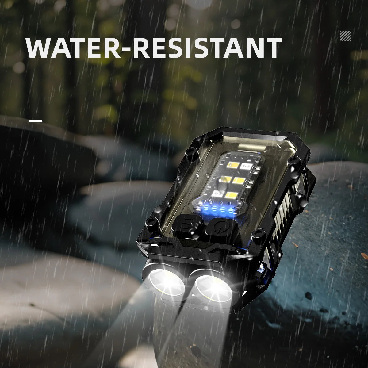Mini LED Flashlight Rechargeable Outdoor Camping Hiking