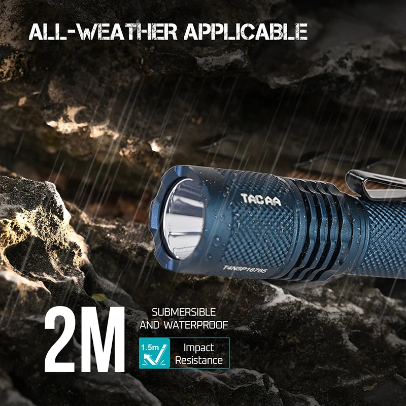 ACEBEAM TAC AA flashlight max 900 lumens