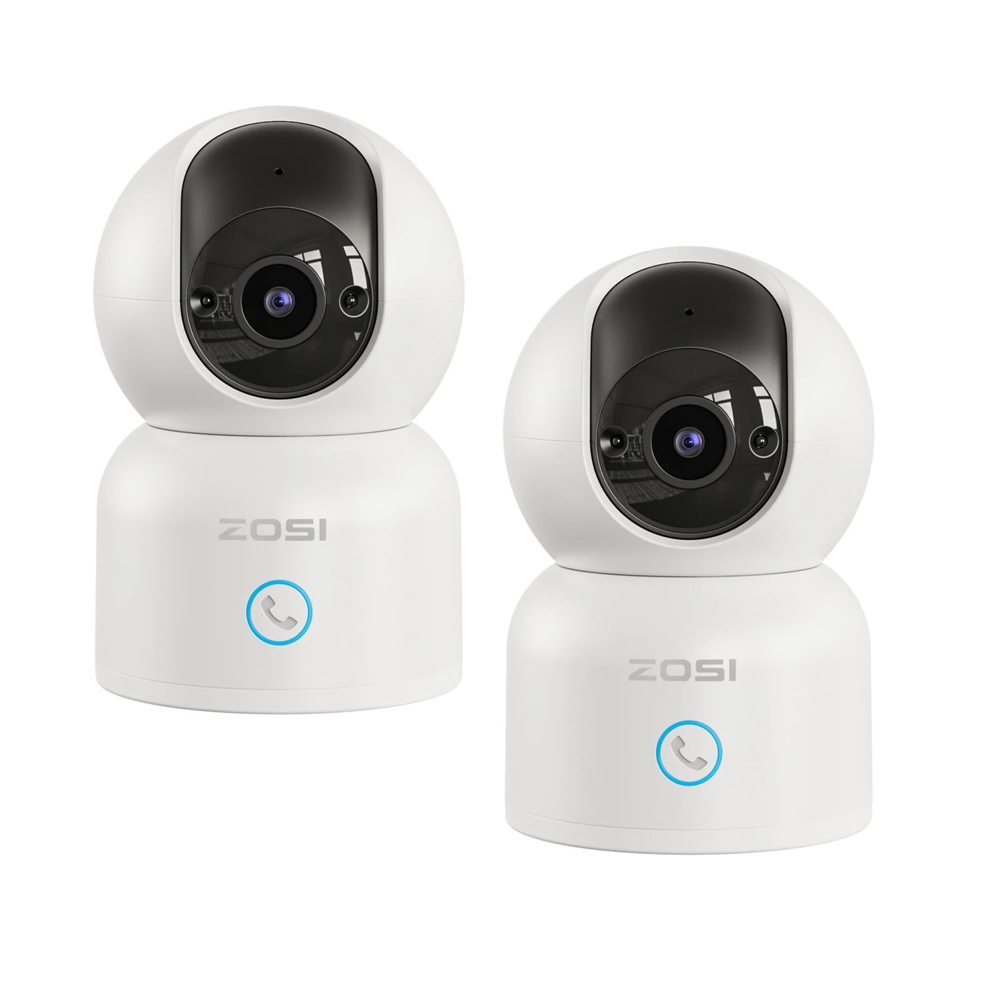 Indoor Pan/Tilt Smart Security Camera with Phone APP