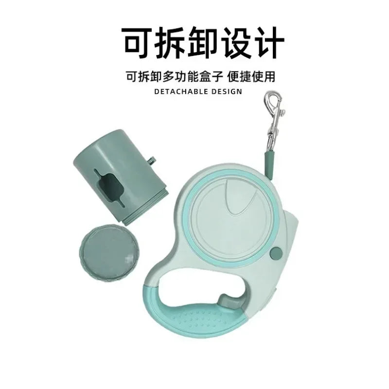 Multifunctional16 FT Leash, Dog Poop Reflective Retractable