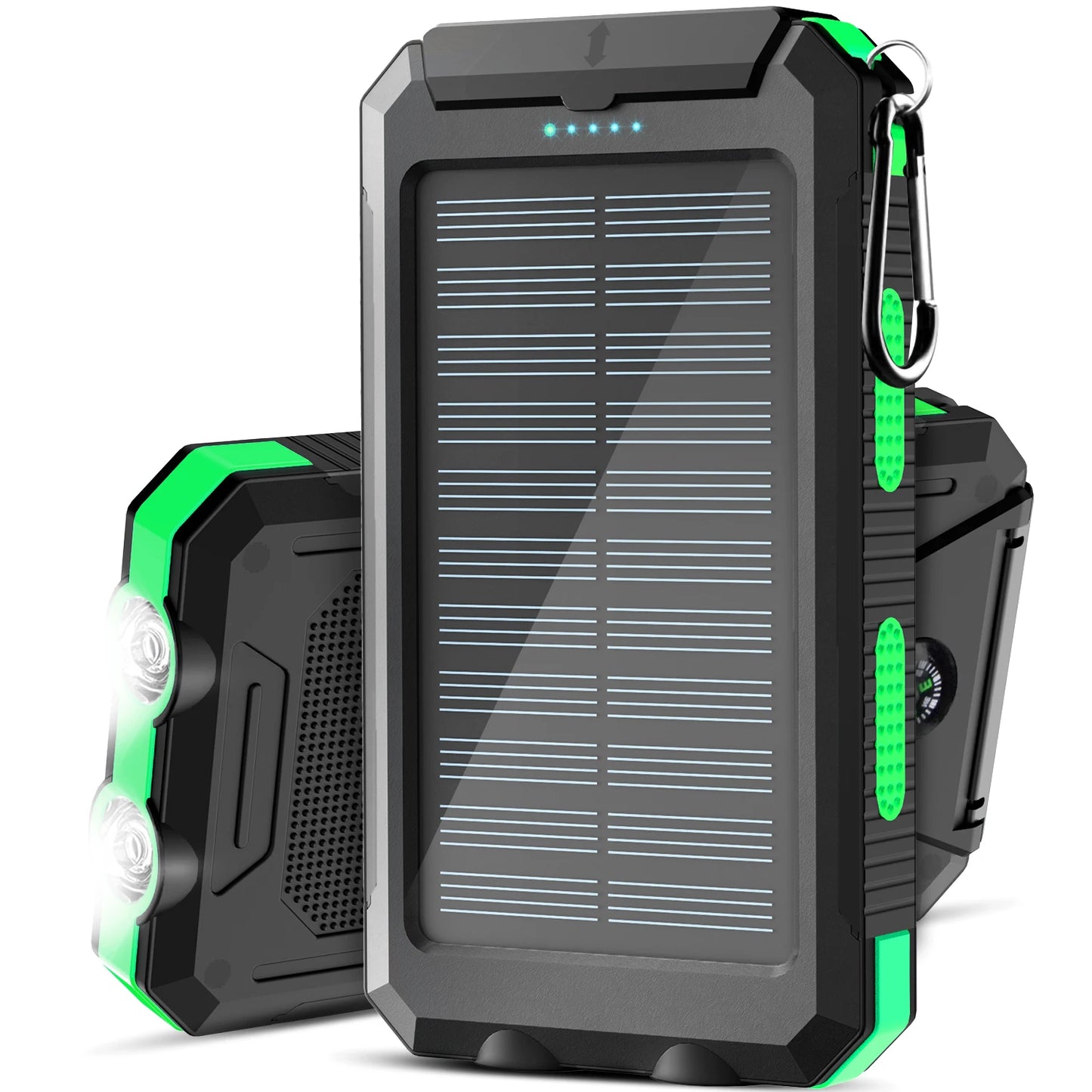 Waterproof Outdoor Solar Power Bank Dual USB Phone Charger