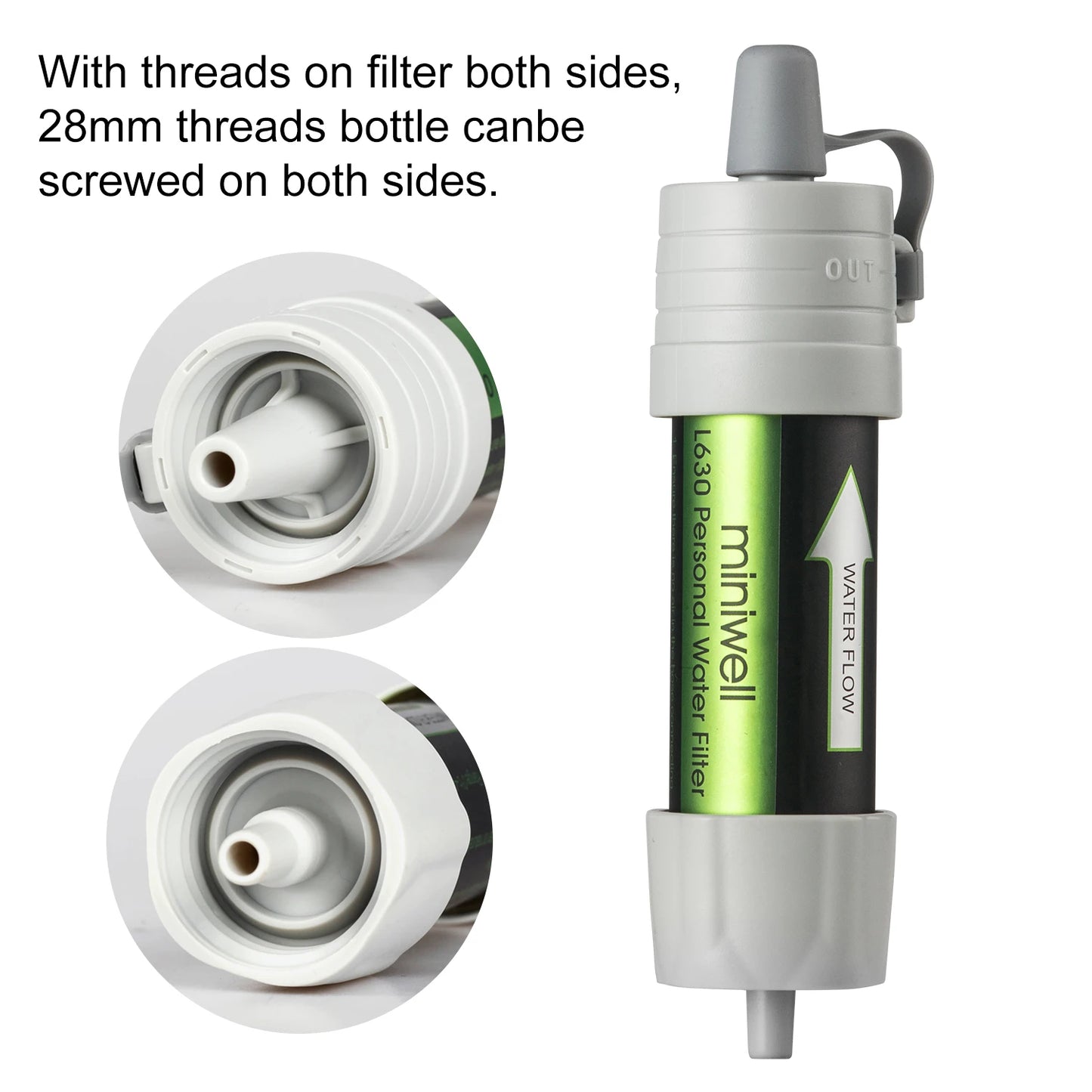 water purifier straw filter survival emergency kit