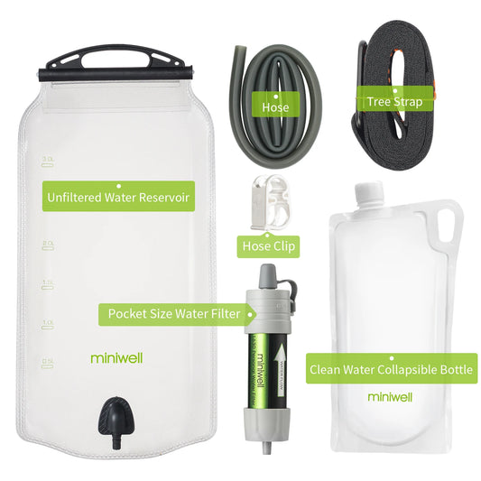 water purifier straw filter survival emergency kit