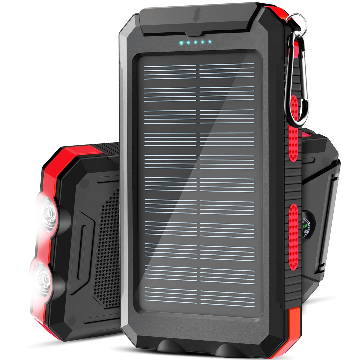 Waterproof Outdoor Solar Power Bank Dual USB Phone Charger