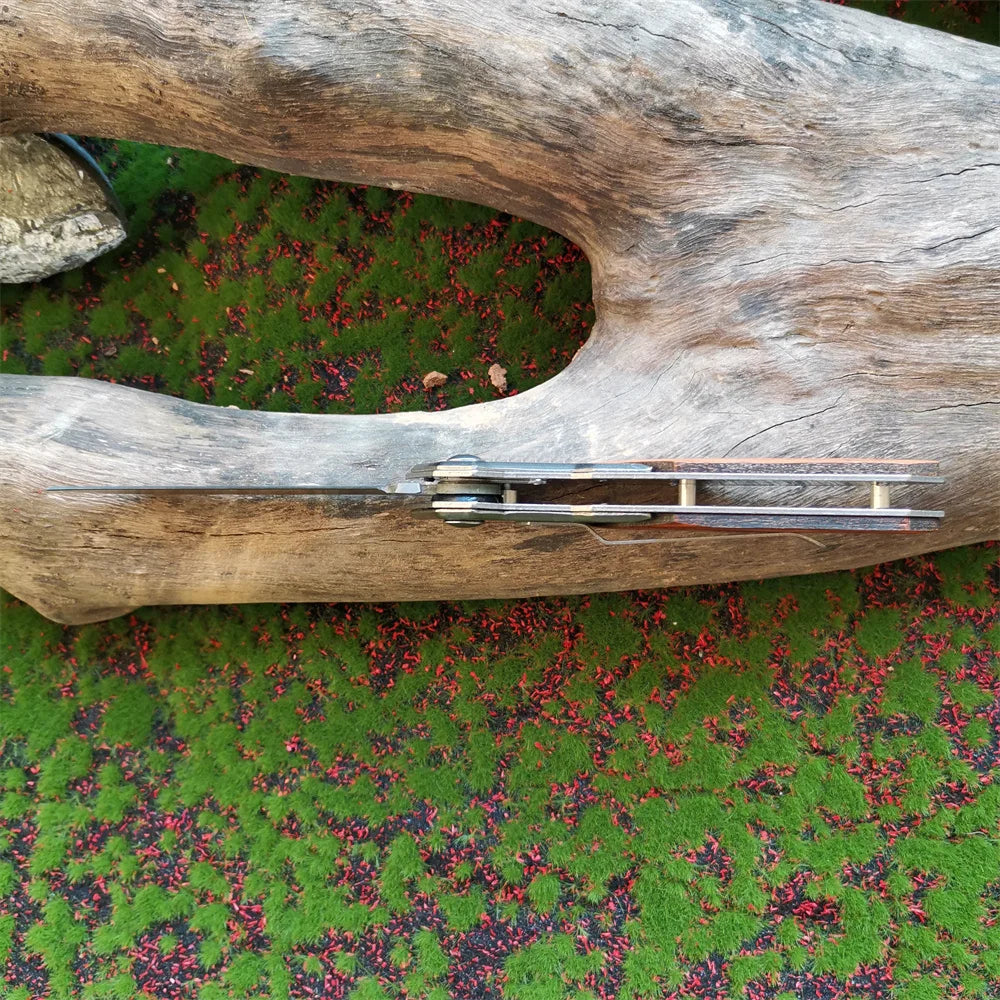 Anti-slip Wooden Handle Folding Knife Multi-functional